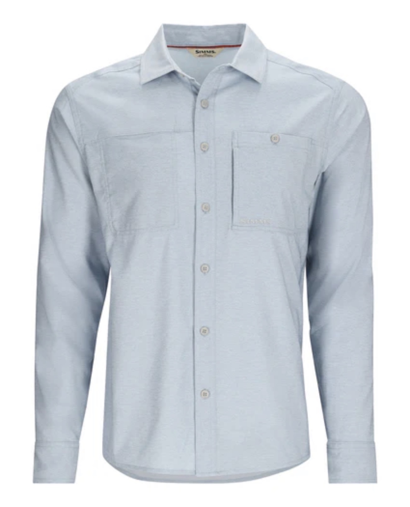 Simms M's Challenger LS Shirt - Steel Blue (w/ M&Y Logo) - Large